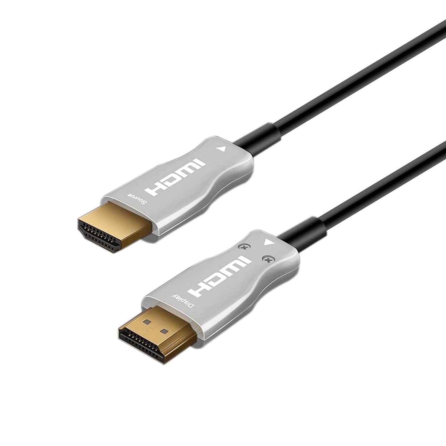 Ewent Cavo HDMI AOC Fibra Ottica, Cavo HDMI 2.0 UHD 4K@60Hz HDR, 4: 4: 4,18Gbps Visione Dolby HDR HDCP2.2 ARC CEC Ethernet per HDTV, TV, Xbox, PS4,Home Theater, Monitor, 15m