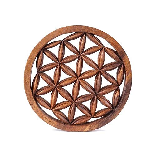 KOH DECO Fleur de Vie en Bois 20 cm Cover