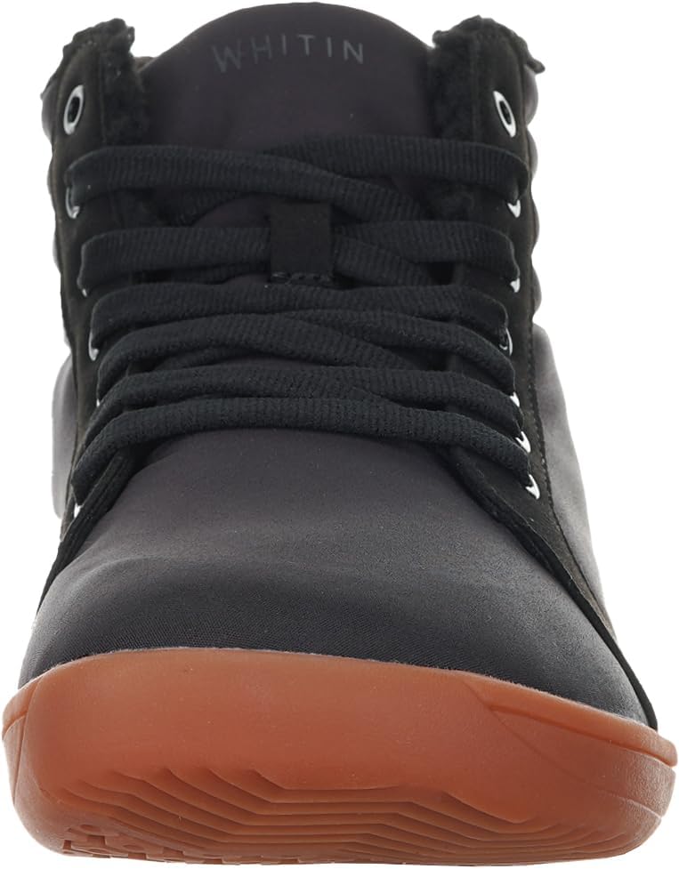 WHITIN Men's Wide Winter Barefoot Shoes | Hi-top Minimalist Sneakers | Zero Drop Sole | Optimal Warmth & Protection - Image 2
