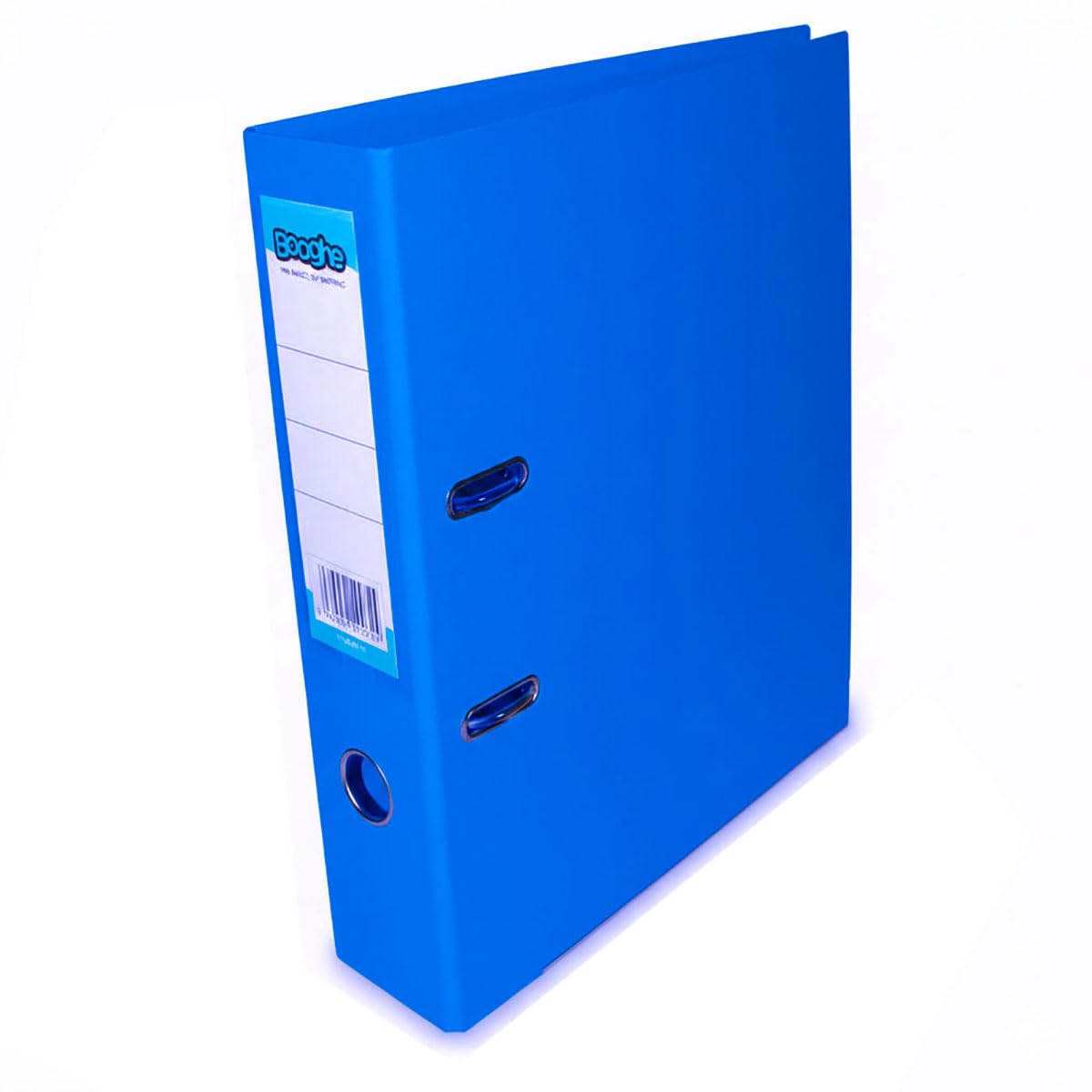 Booghe A4 Lever Arch File with Protector – Single, 4 or 10 Pack – Black, Red, Blue, Green, Turquoise, Fuchsia – Heavy Duty Office Filing & School Binders (1, Blue)