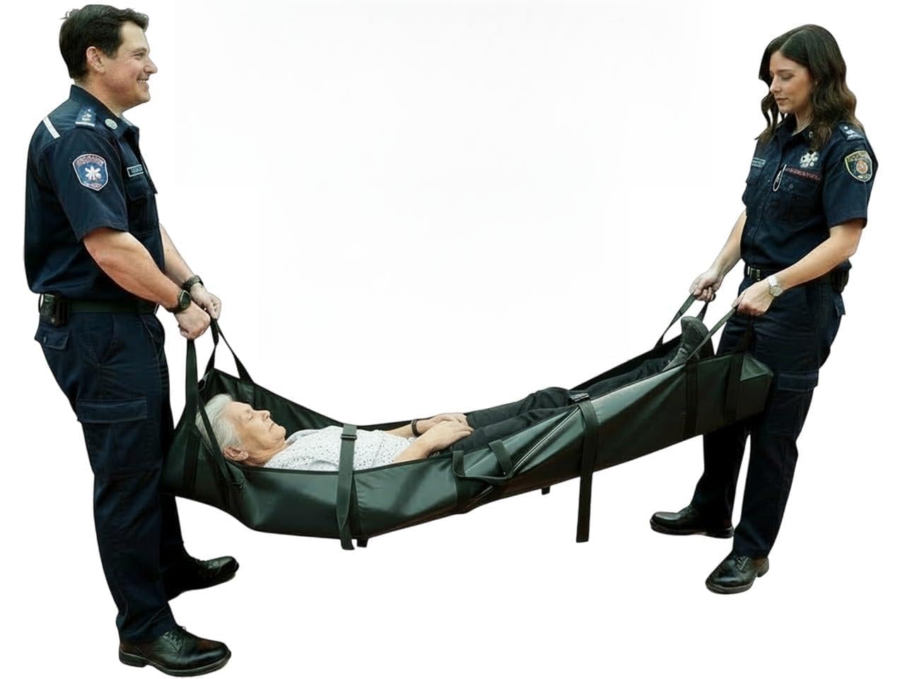 Portable Stretcher Transport Collapsible Foldable Stretcher First Aid Medical Patient Emergency Sports Rescue