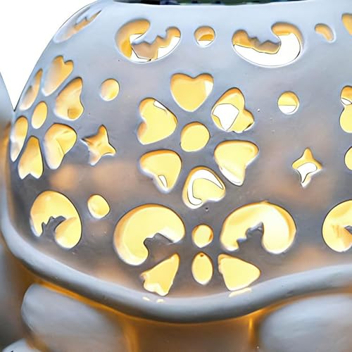 Tortue solaire de jardin pour baliser vos zones sombres sans câbles grâce à la résine étanche