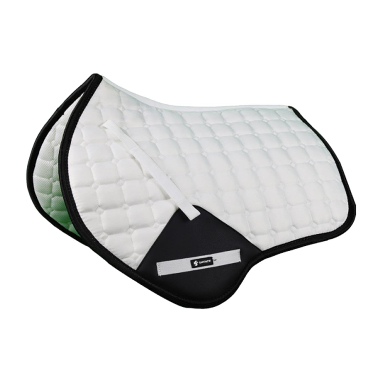 Manta para Caballo Almohadilla de Silla de Montar Cojín Ecuestre Antideslizante Absorbente de Sudor de Lona Adecuada para Entrenamiento Salto Ecuestre