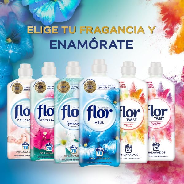 Flor Nenuco Suavizante Concentrado para la ropa - 430 lavados (2 x 215 lavados)