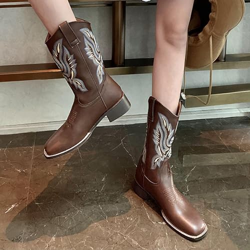 Bottes d'équitation à enfiler marron antidérapantes taille 43 LNNLOO - 7