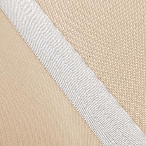 Coprisedie Con Schienale 4 Pezzi Elasticizzati, Impermeabili, Misura Universale, Coprisedia Soggiorno Cucina Moderna Lavabile Estraibile - Beige - 5