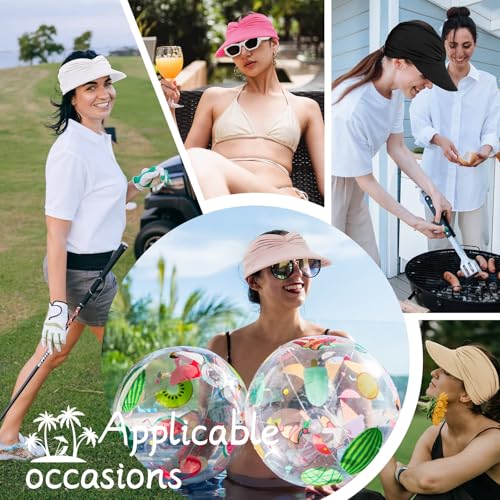 Durio Chapéus de sol para mulheres com proteção UV chapéu de sol de aba larga para mulheres chapéu d