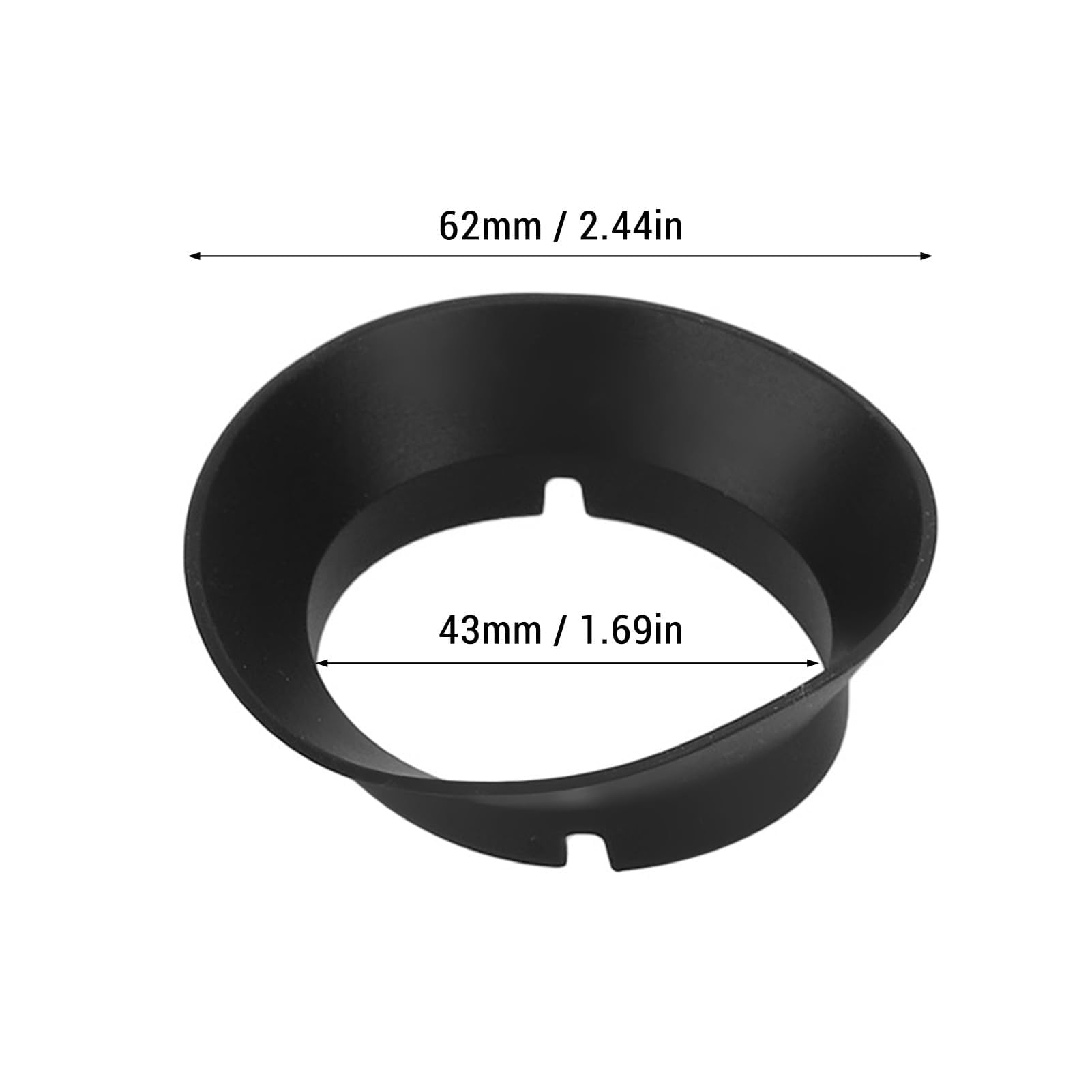 Juego de Juntas para Molinillo de café de 4 Piezas, Molinillo de café de Silicona, Accesorios Eléctricos para Molinillo de café Baratzas Encore (negro)