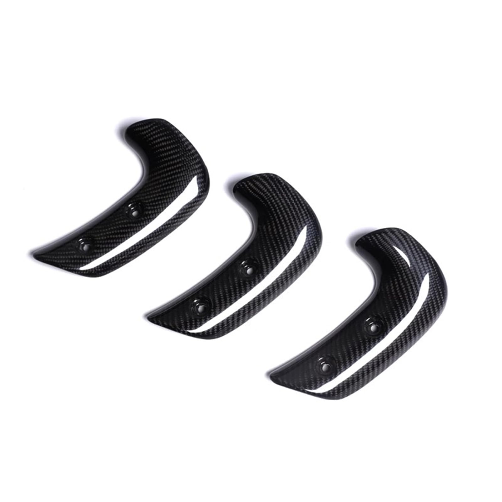 Cubierta de protección térmica para escape lateral de motocicleta para Triumph Rocket 3 GT 2020-2023, fibra de carbono