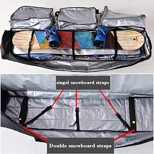 Bolsa de snowboard con ruedas ideal para viajes aéreos y escapadas 5