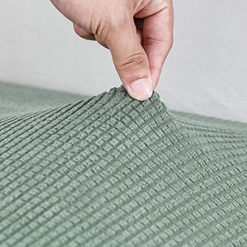 Elover Sofa Sitzkissenbezug-Hochelastischer Sitzbezug,Wohnzimmer Sofa Sitzbezug Möbelbezug rutschfest und weich, mit elastischem Boden