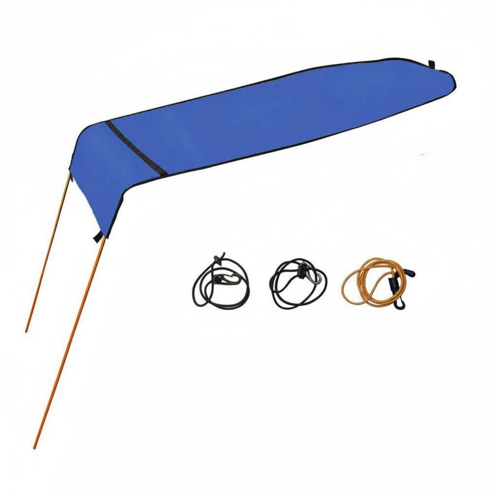 Kayak Canopy Aluminum Alloy Frame Kayak Waterproof Foldable Boat Awning for Anglers, Fishing Dark Blue | Accessories | Kayaking Canoeing & Rafting | Water Sports-image-42