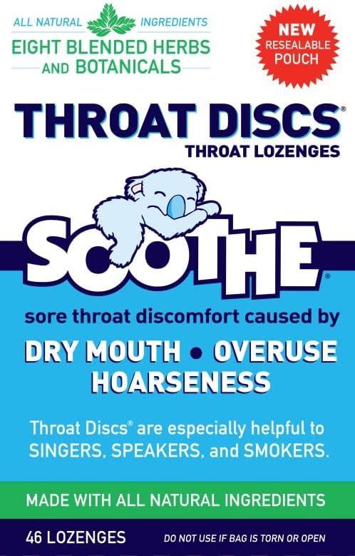Throat Lozenges, 1.5 ounce box (Pack of 6)