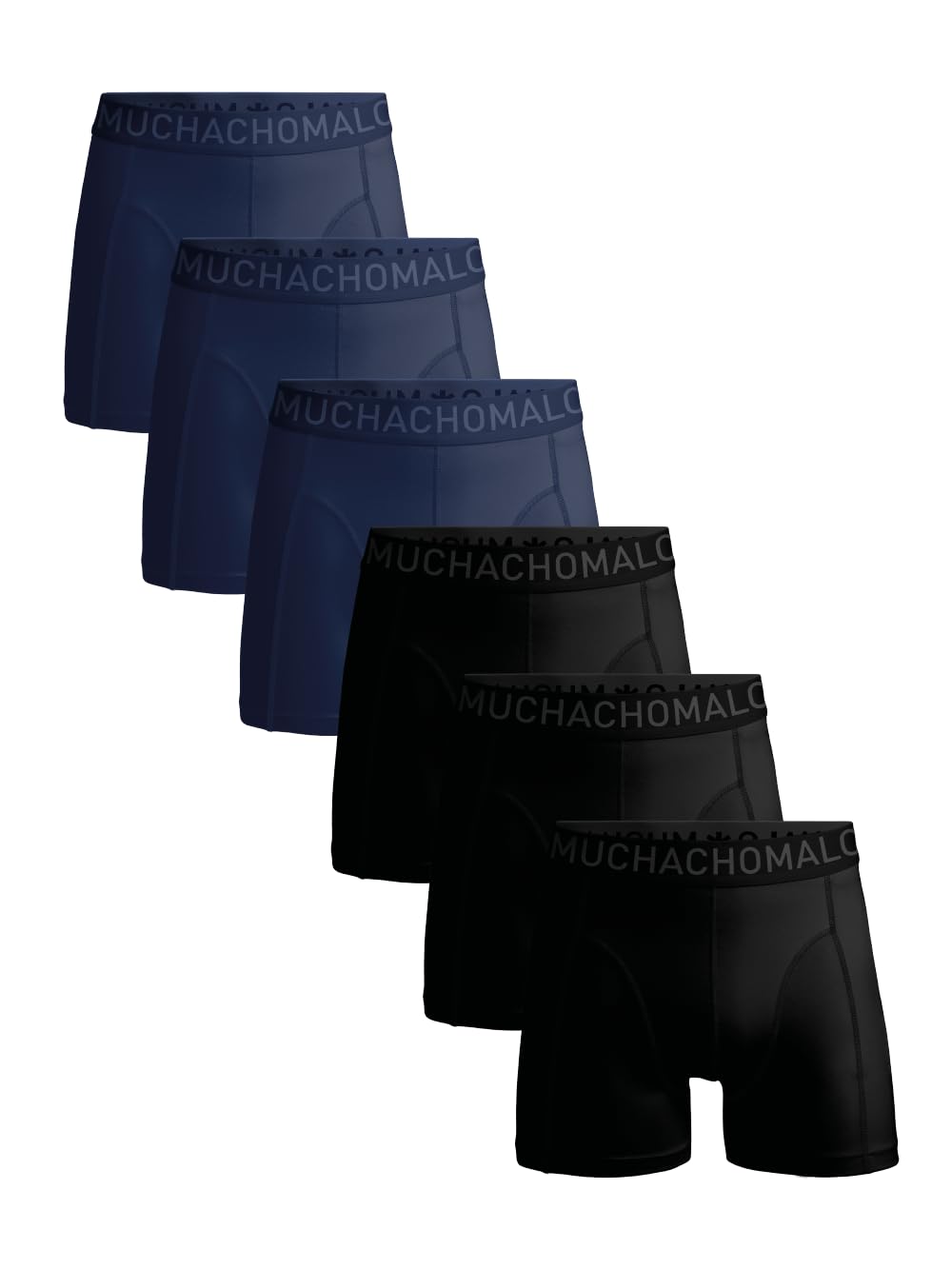 Muchachomalo Hombre Bóxer 6-Pack Liso Microfibra Cinturilla Elástica