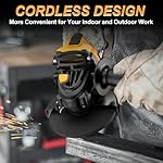 Cordless Angle Grinder Compatible with DEWALT 20V MAX Battery, 4-1/2 Inch Power Grinder Tool, 9500RPM Electric Angle Grinder with Handle, TOOL ONLY - Image 5