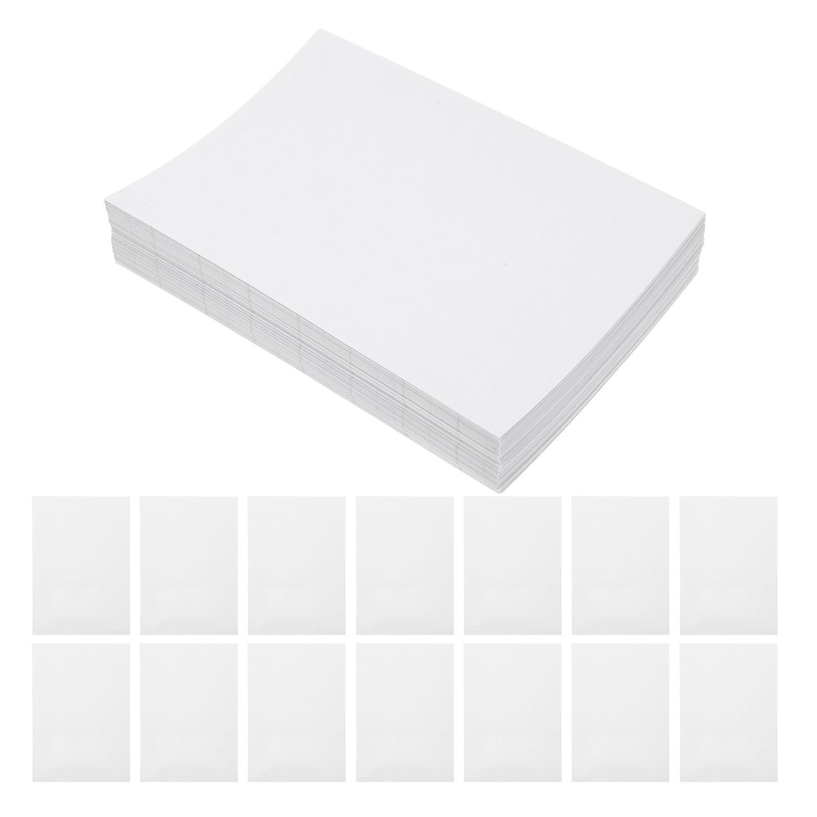 Película de laminación transparente para láminas autolaminables de PVC blanco en documentos 8