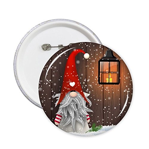 Pin badge bouton Père Noël taille S pour personnaliser un pull moche sans l'abîmer