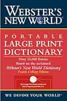 Webster's New World Portable Large Print Dictionary, Second