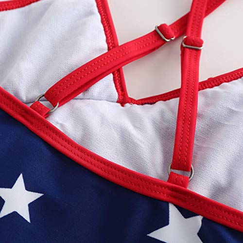 Image of Moon Tree Girls One Piece Swimsuits Ruffle Swimwear Beach Bathing Suit 2-14 Years