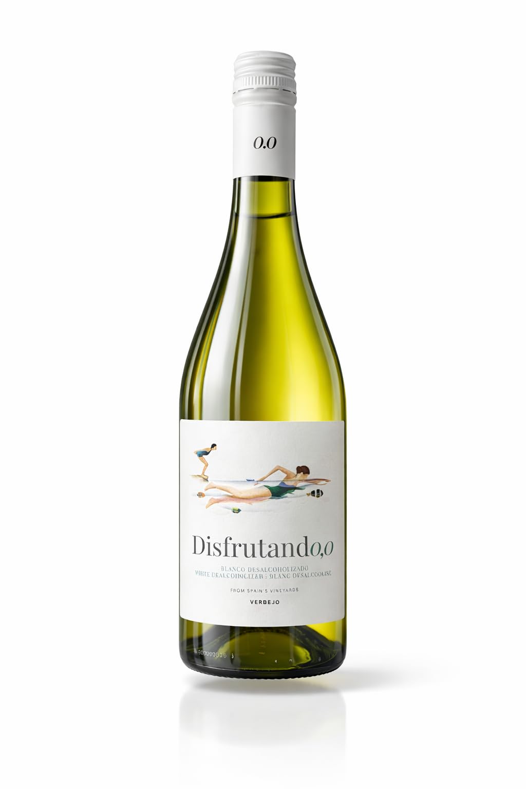 Pack 6 Botellas Vino Blanco Sin Alcohol 0.0% – Disfrutando0 – 100% Verdejo – Bajo en Calorías, Sin Azúcares Añadidos – Sabor Fresco y Afrutado – MYSECRETWINE-
