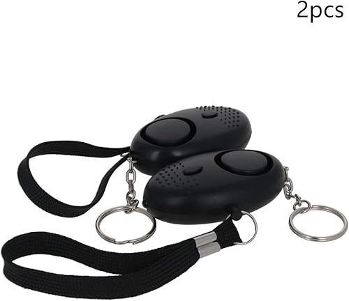 Vista 14 de Aicosineg 2 llaveros de alarma personal de sonido seguro de 120 dB, alarma de seguridad personal con luces LED, llavero de alarma de seguridad