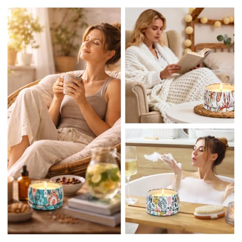 Duftkerzen Geschenkset 6St, Natürliches Sojawachs Aromatherapie Kerzen – Bild 5