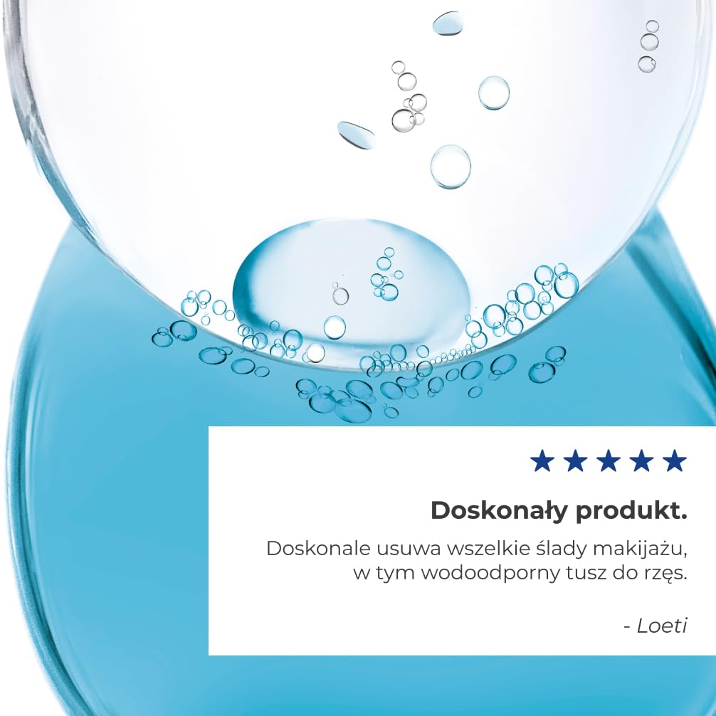 Yves Rocher Pur Bleuet dwufazowy płyn do demakijażu oczu oil-water z organicznym bławatkiem – Skutecznie usuwa makijaż wodoodporny i koi skórę – Delikatny dla wrażliwych oczu – 200 ml