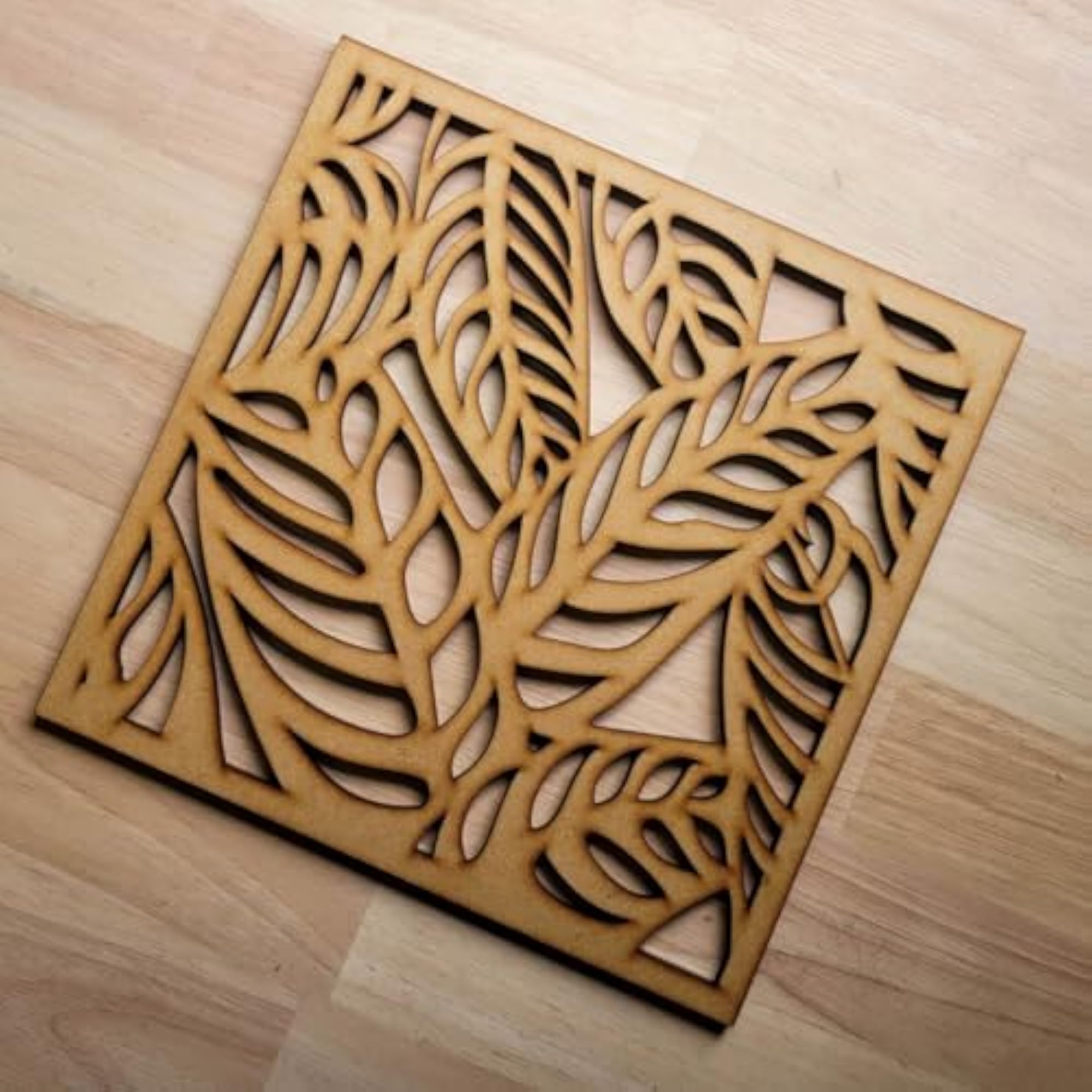 Fern Leaf Grille Radiator Cover Decorative MDF Panel
