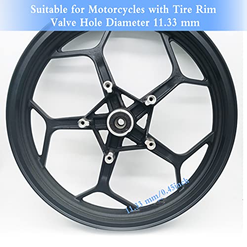Winkelventil Motorrad Charshiu 4 Stück 11,3 mm für Felgenventile