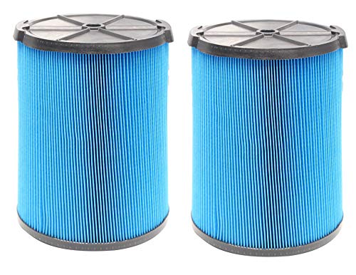 2 Pack 3-Layer VF5000 Replacement Filter for Ridgid Shop Vac 5-20 Gallon Wet Dry Vacuums, fits RV2400A RV2400HF RV2600B WD06700 WD0671 WD0671EX0 WD0970 WD09700 WD1270 WD1450 WD1680 WD1851