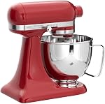 KitchenAid KSM3316XCA Artisan Mini Mélangeur de stand- Candy Appliquer Rouge, Candy Apple Rouge,3.5 Lait et légumes
