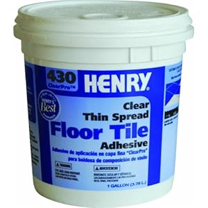 Henry No.430 Floor Tile Adhesive Beige Tub 1 Gl