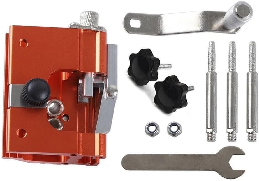 Chainsaw Chain Sharpening Jig Portable Hand Crank Sharpener Tool Set
