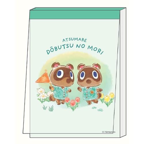 サンスター文具 あつまれどうぶつの森 メモミニ つぶきち&まめきち 動物の森 めも メモ帳 メモ紙 710105