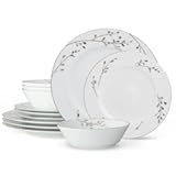 Birchwood 12-Piece Dinnerware Set, Service for 4