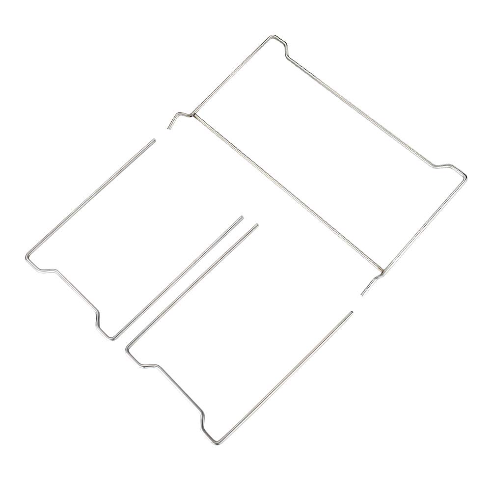 3 pack Stainless Steel hideaway Holders replacement parts for the extensible Bamboo Cutting Board