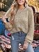 CUPSHE Womens Pullover Sweater Rainbow Pom Ribbed Knit Long Sleeve Colorful Jumper Tops Teddy, S