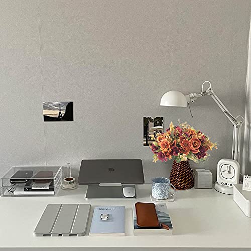 Inqcmy Fall Artificial Flowers With Vase,Silk Flower Arrangements,Artificial Rose Bouquets In Handmade Rattan Vase For Home Office Table Kitchen Desktop Dinning Room Decoration (Brown) #TOP1