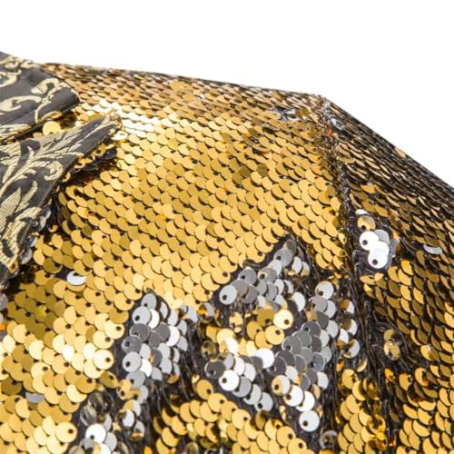 Men's Suit Two-Tone Sequin Shawl Collar Suit Wedding Sequin Suit Jacket2