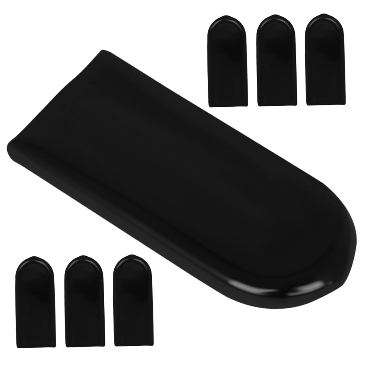 GALPADA 7Pcs Saxophone Thumb Rest Cushions Non Slip Silicone Finger Protectors Easy Installation Comfort for Musicians and Sax Players