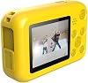 كاميرا SJCAM FunCam وكاميرا للأطفال بدقة 1080 بكسل ودقة 12 ميجابكسل وشاشتين عاليتي الدقة ومرشحات مضحكة ومؤقت إيقاف التشغيل التلقائي لألعاب Snake and Tetris والتصوير المتسارع باللون الأصفر