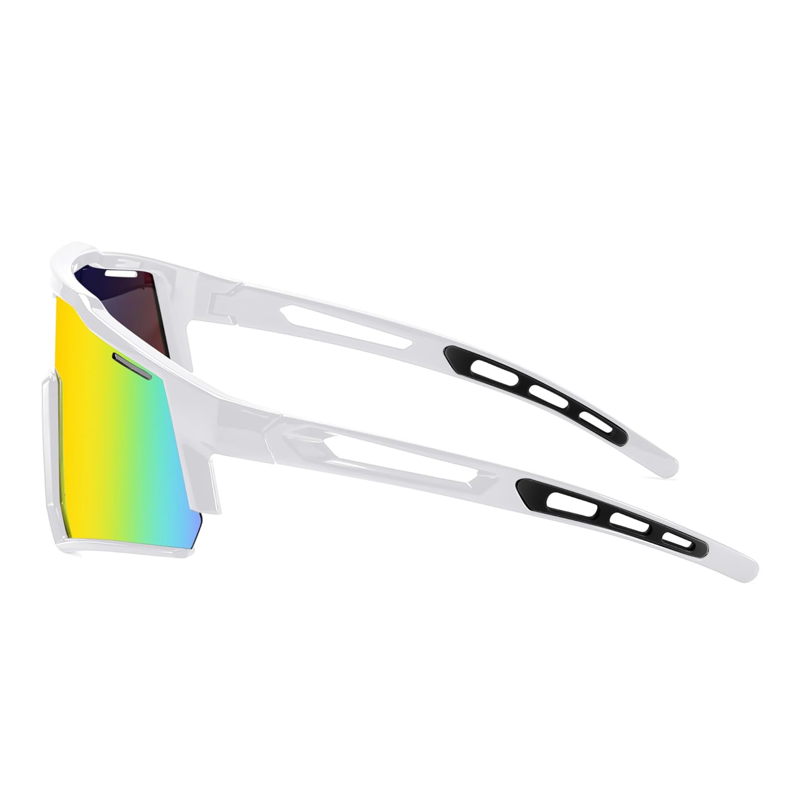 FEISEDY Okulary rowerowe z polaryzacją dla mężczyzn i kobiet, oprawka TR90, sportowe okulary przeciwsłoneczne, lustrzane, z ochroną UV400, B4151