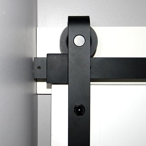 Plasmatio Universal Magnetic Door Stop for Interior Barn Door Rails, Black
