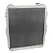 Tepilauda Full Aluminum Radiator compatible with 1993-1996 95 Toyota Hilux Surf KZN130 1KZ-TE 3.0L 3 Row Core Radiators