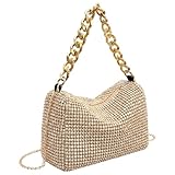 CtiUjdx Gold Clutch Bag, Gold Handbag for Women, Gold Evening Bag for Formal Events and Parties, Elegant Clutch Bags for Women with Timeless Design
