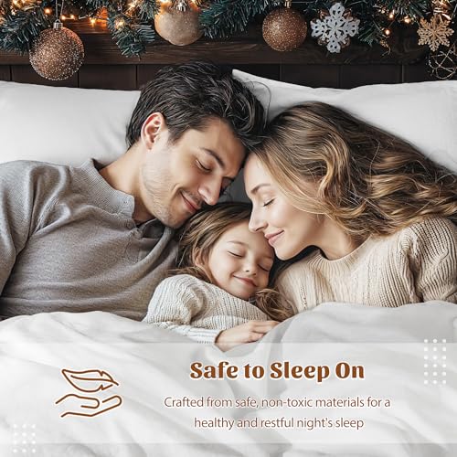Image of 100% Pure Linen Sheet Set for Hot Sleepers, Breathable Natural Linen Sheets 4pcs, Bedding Set Deep Pocket Up to 16 inch Moisture-Wicking, Softens with Every Wash (White Cal King)