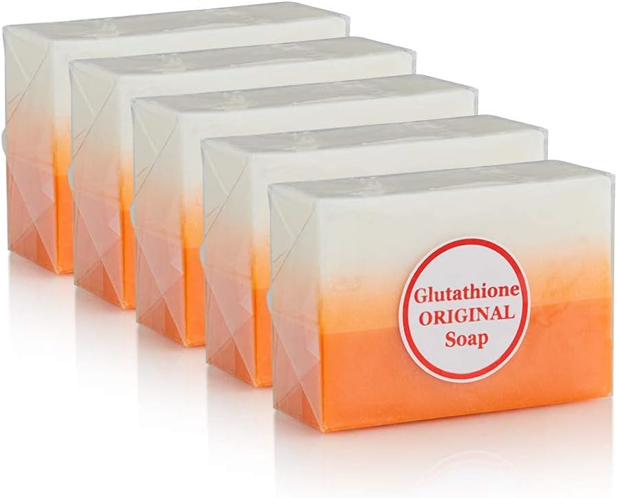5 Bars Kojic Acid & Glutathione Dual Whitening/bleaching Soap by Professional Whitening