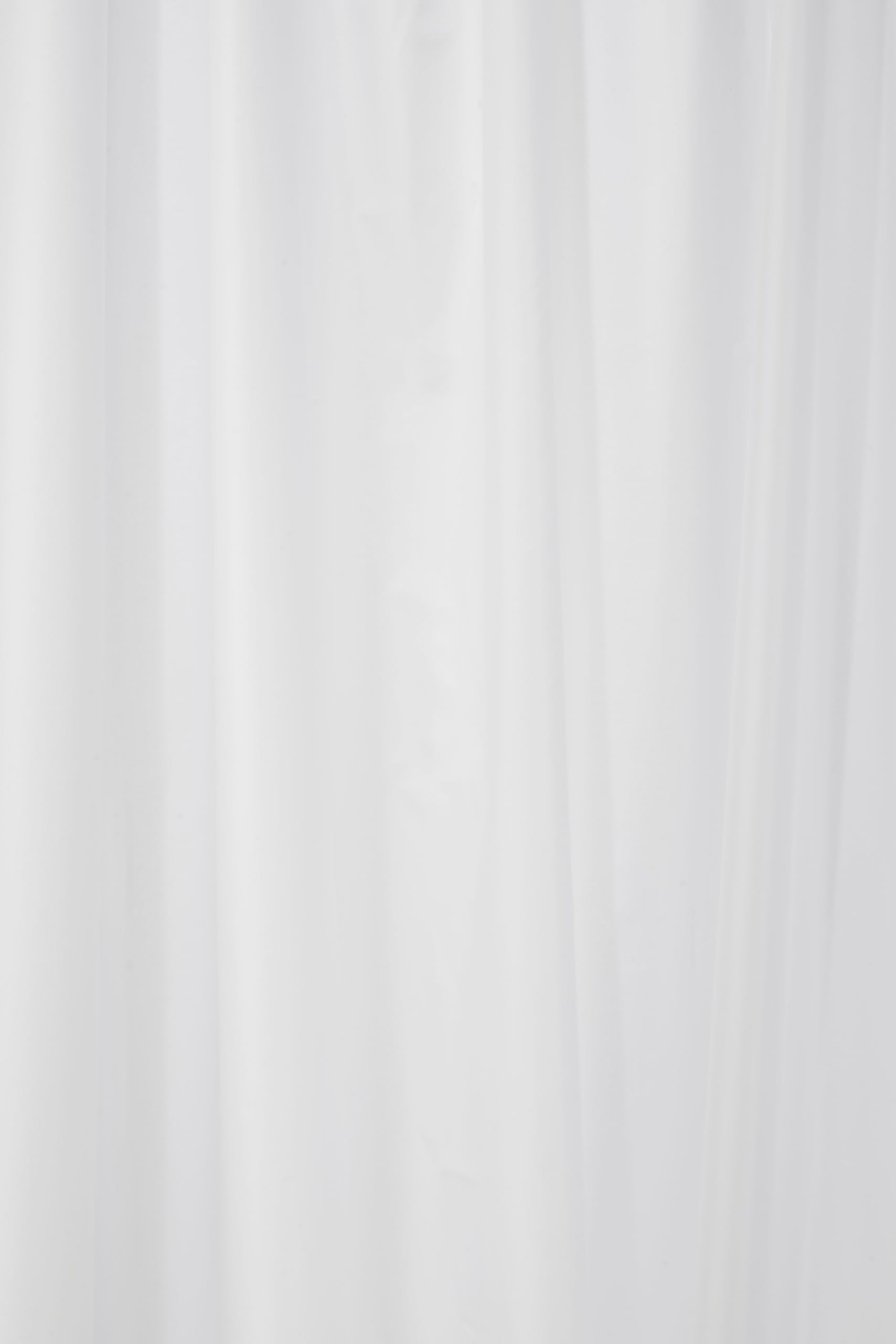 Croydex Professional Plain White Water-Resistant Textile Shower Curtain 2100 X 2100mm