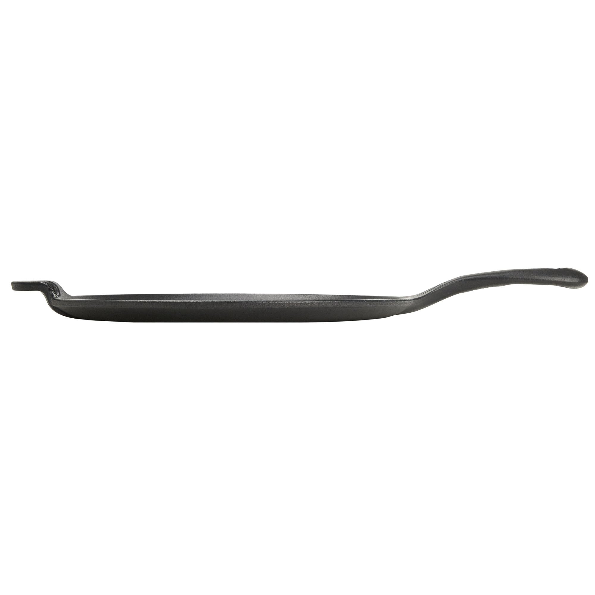 VICTORIA Padella per Grigliare Ghisa Smaltata Induzione Comal per Pizza 30cm, Omeletts, per Fuoco, Barbecue, Forno, Vetroceramica, Gas, Cast Iron Skillet Priva di Sostanze Tossiche e senza PTFE
