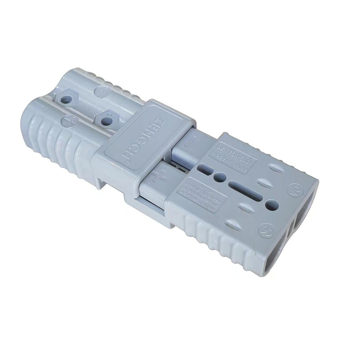 Battery Connector, 175A 600V Battery Quick Disconnect Connector Kit with 1/0 AWG Terminal, Quick Connect Wire Connectors for Car Winches Lifts Motors Traction Forklift 2pcs
